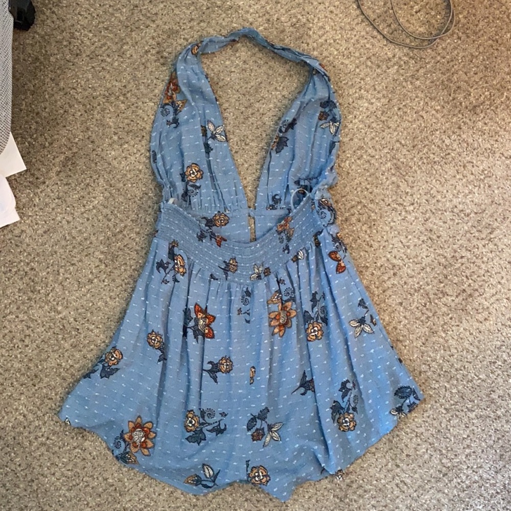 Blue Halter Top Romper from NanaMacs - Picture 2 of 2